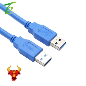 Kabel <span class=keywords><strong>data</strong></span> USB 3.0 male-to-male, kabel <span class=keywords><strong>data</strong></span> 0.6-meter AM-to-AM dual-head kabel hard drive portabel USB - Product Image 1