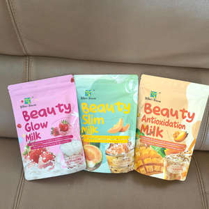 Minuman Susu Kecantikan Slim Mix Powder dengan Kolagen <span class=keywords><strong>Ceramide</strong></span> Probiotik Skin Glow Milk Tea Produk Penurun Berat Badan Suplemen Garcinia - Product Image 2