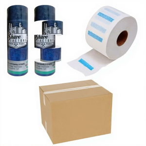 Tiras <span class=keywords><strong>de</strong></span> Papel para Cuello Desechables, Elásticas e Higiénicas para Barbería |   Suave, 500 Unidades, Duradero, para <span class=keywords><strong>Corte</strong></span> <span class=keywords><strong>de</strong></span> Cabello <span class=keywords><strong>y</strong></span> Uso en Salón - Product Image 1