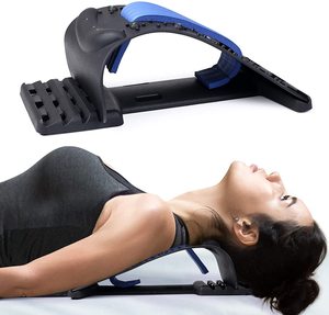 Dispositivo <span class=keywords><strong>de</strong></span> Tracción Cervical y Estirador <span class=keywords><strong>de</strong></span> Espalda con <span class=keywords><strong>Magnetoterapia</strong></span> Ajustable <span class=keywords><strong>de</strong></span> 4 Niveles para Relajación Muscular del Cuello y Alivio del Dolor Lumbar - Product Image 3