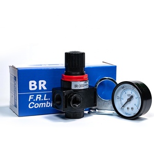 Regulador de Presión de Aire Tipo <span class=keywords><strong>Airtac</strong></span> BR2000 <span class=keywords><strong>BR3000</strong></span> BR4000 1/4 3/8 1/2 Válvula Reguladora Neumática - Product Image 3