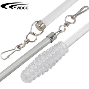 Bâton de tirage de rideau en aluminium personnalisé pour tringle à rideau traversante - Product Image 4