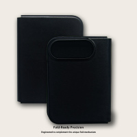 Étui en cuir véritable ciré de qualité supérieure pour iPhone 18 Fold Ultra, durable, ajustement fin, fournisseur direct d'usine