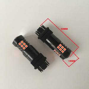 30smd 3030 LED stroboscope <span class=keywords><strong>clignotant</strong></span> ampoules de recul 3 fois rouge 7443 3157 1157 modèle Aveo nouvel état - Product Image 2