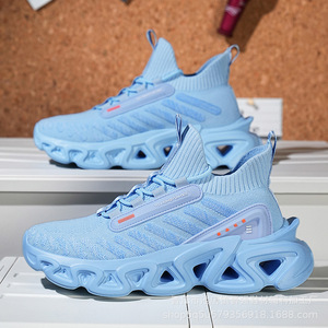OEM Custom Blade Sole <b>Men's</b> <b>Breathable</b> Casual Running Sneakers Comfort Walking <b>Trainers</b>-Wholesale Fitness Walking Shoes - Product Image 6