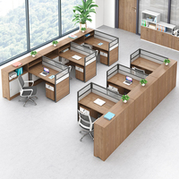 Bureau de travail extensible en forme de L en bois moderne BGZ-13 pour usage professionnel