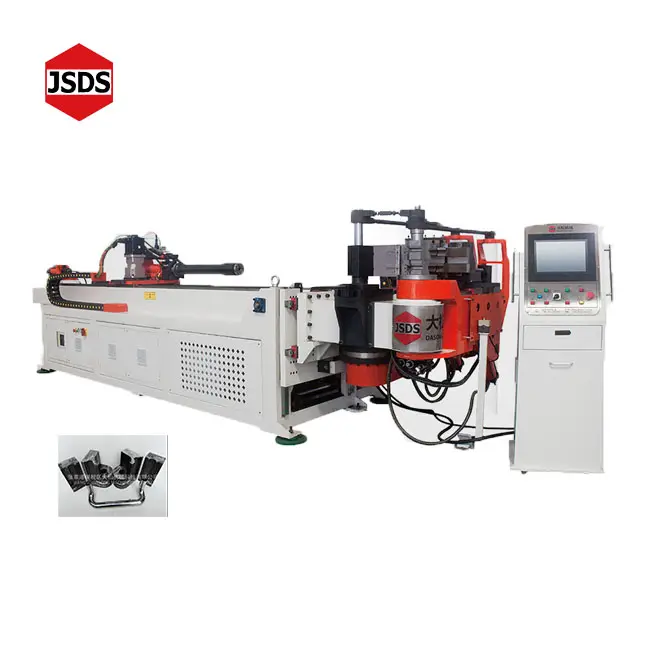 Dasong DW90CNC 4A3S 15KW Máquina de procesamiento de doblado de tubos cuadrados y tubos de control CNC automático