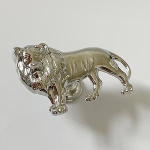 Perilla de mango macho de León electrochapada de aleación de zinc más nueva, manijas y perillas para muebles con diseño de animales - Product Image 6