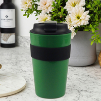 Conception personnalisée 500ml Portable Tasse À Café Couvercle Isolation Thermique En Gros Personnalisé Direct Paille Tasse Voyage