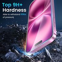 Protecteur d'écran en verre trempé TOP 0.26MM pour iPhone 17 Pro Max Air 16 16E 15 14 Plus 13 12 11 XR XS 6 7 8 Vente en gros d'usine