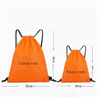 Sac de sport léger en polyester et nylon, imperméable, avec cordon de serrage, personnalisable avec logo – Offre Spéciale