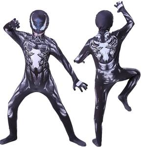 Collections <span class=keywords><strong>Spider</strong></span> Zentai Combinaison Date Spandex Hero Cosplay Body avec Couvre-chef Classique Garçon Hommes Halloween TV & Movie <span class=keywords><strong>Costume</strong></span> - Product Image 6