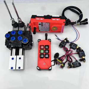 Haohong 12V/24V P40 Hydraulische Elektrohydraulische Tweeweg Richtingsregelkleppen Afstandsbediening 300bar Druk 40L/min - Product Image 6