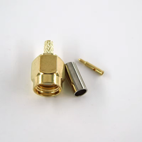 Connecteur coaxial RF SMA mâle à sertir pour câble RG316