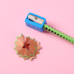 Crayons triangulaires en bois tendre HB avec gomme, corps noir, logo personnalisé, boîte en <span class=keywords><strong>papier</strong></span> de 12 pièces - Product Image 6