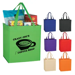 Ruthbag Reusable NON WOVEN SHOPPING TOTE BAG Great For Grocery Stores Markets Book Stores tote bag handbag