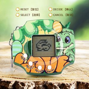 Juguete Electrónico de Dinosaurio para Niños, Mini Máquina de Mascotas Antigua con Función de Alimentación, Llavero y Colgante para Mochila, Éxito de Ventas Transfronterizo - Product Image 2