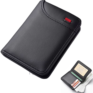 Cartera vertical corta de cuero PU de 3 colores Vintage 2025 para hombre, monedero sencillo y fino para hombre, tarjetero más barato - Product Image 1