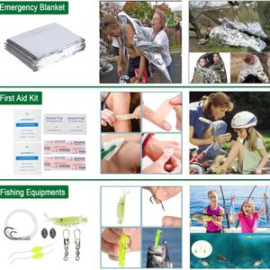 Kits de Primeros Auxilios Profesionales para Aventuras de Campamento y Senderismo al Aire Libre, Kit de Equipo de Supervivencia - Product Image 2