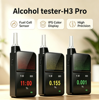 에어센스 H3Pro 스마트 연료전지 음주측정기 (앱 지원 전문 알코올 검사 장치, IPS 컬러 스크린, 데이터 관리 기능 탑재)