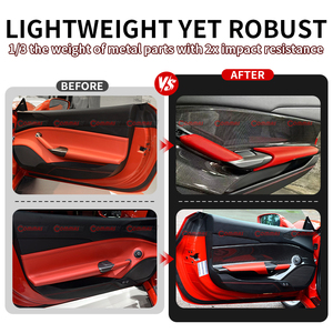 Precio de Promoción de Fábrica: Panel de Puerta de Coche de Fibra de Carbono Seca Estilo OEM para Ferrari 488 - Product Image 3