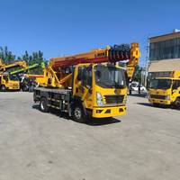 Grue hydraulique SINOTRUK de 8 tonnes, grue mobile, équipement de levage lourd, fournisseur direct d'usine, grue, camion-grue