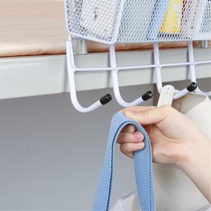 Étagère suspendue en fer forgé pour lit superposé supérieur de dortoir étudiant moderne pour filles, panier de rangement de chevet, écologique - Product Image 3