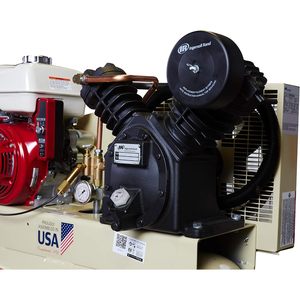 Compresseur d'air monophasé Ingersoll Rand 2475F13GH 13Hp 30Gal, alimenté au gaz, usage industriel stationnaire - Product Image 4
