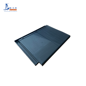 Tuiles de toit en plastique en vente, style traditionnel chinois, toit doré, noir, gris, <span class=keywords><strong>rouge</strong></span>, tuiles de toiture chinoises pour temple - Product Image 6