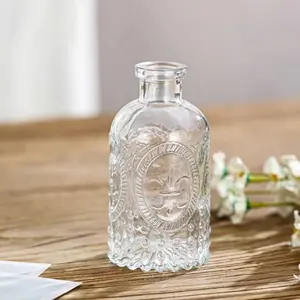 Botol parfum kaca sederhana gaya Nordic, botol aromaterapi rumah tangga