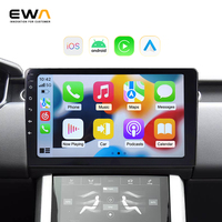 Autoradio Linux 9 pouces avec support de montage sur tableau de bord, CarPlay, Android Auto, écran tactile IPS, DSP, radio FM, double USB, caméra de recul HD, MP3