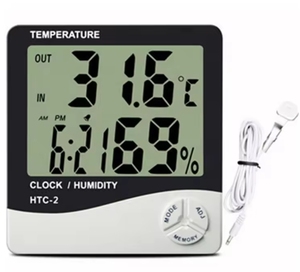 Kỹ thuật số LCD nhiệt độ độ ẩm ẩm ẩm kế nhựa ngoài trời sử dụng hiển thị nhiệt kế Nhiệt độ OEM ODM hỗ trợ OW-E2 - Product Image 3