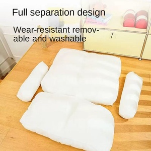 Large Velvet <span class=keywords><strong>Dog</strong></span> Cat Kennel Abnehmbares wasch bares Schlafs ofa Winter Warm Open Four Seasons Universal verdicktes Bett Solid Pattern - Product Image 4