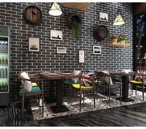 <span class=keywords><strong>Papier</strong></span> <span class=keywords><strong>peint</strong></span> en <span class=keywords><strong>brique</strong></span> de <span class=keywords><strong>relief</strong></span> <span class=keywords><strong>rouge</strong></span> vin 3D, restaurant dado étude hôtel KTV bar classique rétro mur de fond en <span class=keywords><strong>brique</strong></span> - Product Image 6