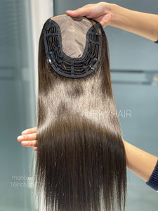 Shy 2024 - Extensiones de Cabello Humano Europeo Virgen de Lujo de Alta Calidad, 16 Pulgadas, Color Natural, Liso, 130% de Densidad - Product Image 3
