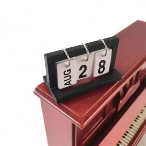 Calendario Perpetuo de Madera con Indicador de Mes y Fecha, Organizador de Escritorio, Planificador Diario, Decoración para Oficina y Hogar, Accesorios de Fotografía - Product Image 6