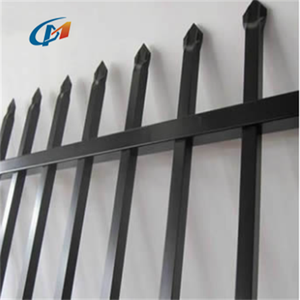 Valla de Acero Galvanizado <span class=keywords><strong>con</strong></span> Recubrimiento de Polvo Negro Estilo Australiano, Valla de Estacas para Villa, Paneles de Valla <span class=keywords><strong>Privada</strong></span> para Casa - Product Image 3