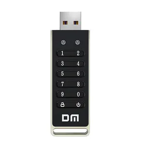 Secure Portable Password U Disk 128g/256g Password Protected Dustproof Waterproof Hardware Encrypted Usb Flash Drive