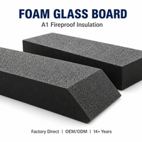 Panneau de toiture en verre mousse à cellules fermées, isolation thermique, imperméable, anti-vapeur, ignifuge A1, pour entrepôts frigorifiques