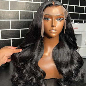 Productos para el cabello Xuchang Meijin Co.,Ltd. Peluca de cabello humano prearrancada con ondas corporales, peluca frontal de encaje HD de cabello brasileño virgen 13x4 13x6 - Product Image 1