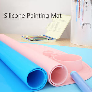 Silikon boyama Mat yıkanabilir çocuk sanat Mat yağlıboya ve çizim için Graffiti kurulu - Product Image 3