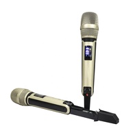 UT4000B Microphone portable universel sans fil à 2 canaux pour les activités de plein air