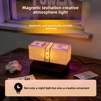 Lámpara de Levitación Magnética con Diseño de Dólar Estadounidense, Decoración de Escritorio con Temática de GTA V, Luz Ambiental Estilo Grand Theft Auto