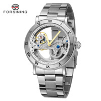 Montres automatiques mécaniques à cadran transparent ajouré pour hommes, fournisseur chinois Alibaba Forsining