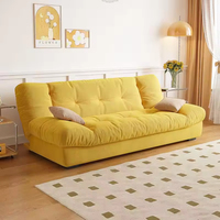 Sofá Cama Convertible de Tela Moderno de 3 Plazas para Dormitorio u Hotel, Muebles Plegables para Sala de Estar a Bajo Precio
