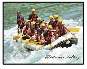 Rafte de Rafting Gonflable pour 6 Personnes, Bateau de Rivière en PVC à Fond Plat, Idéal pour la Dérive - Modèle J-SR360 - Product Image 6