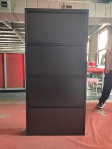 Armoire à chaussures en métal durable, portable, pliable, écologique, structure KD, montage facile, design compact, grande capacité, <span class=keywords><strong>salon</strong></span> - Product Image 5
