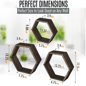 رف خشبي عالي الجودة مثبت على الحائط للديكور - Product Image 2