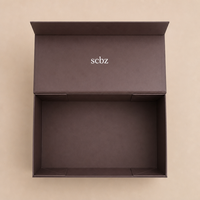 Luxuriöse Maßgefertigte Geschenkverpackungsbox mit Logodruck und Bandverschluss Elegante Hartkarton-Schachtel