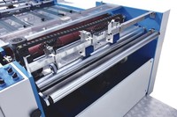 Machine à plastifier électrique automatique haute vitesse ZSFM-800 pour films thermiques et textiles, nouvel emballage en caisse en bois
